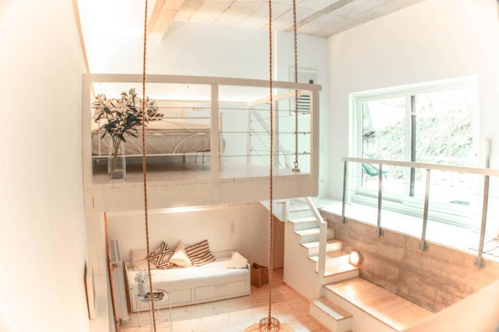 Pool-Loft: Wandern, Erholen & Sauna Siebengebirge Erpel Extérieur photo